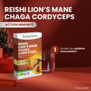 Reishi, Lion’s Mane, Chaga & Cordyceps Bio - 10 ampoules