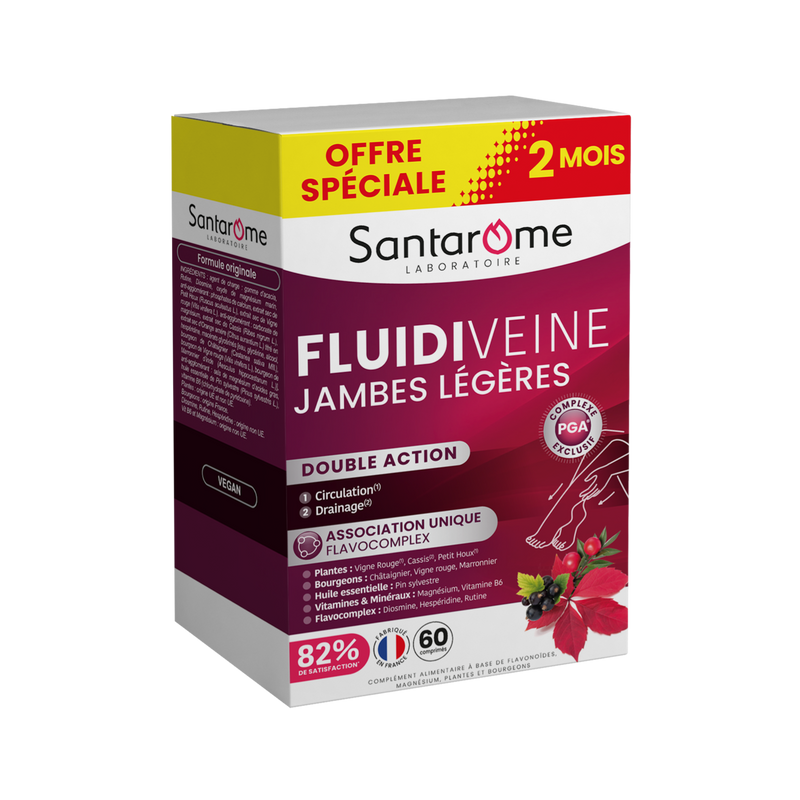 Fluidiveine Light Legs - 60 tablets, 2 months' supply