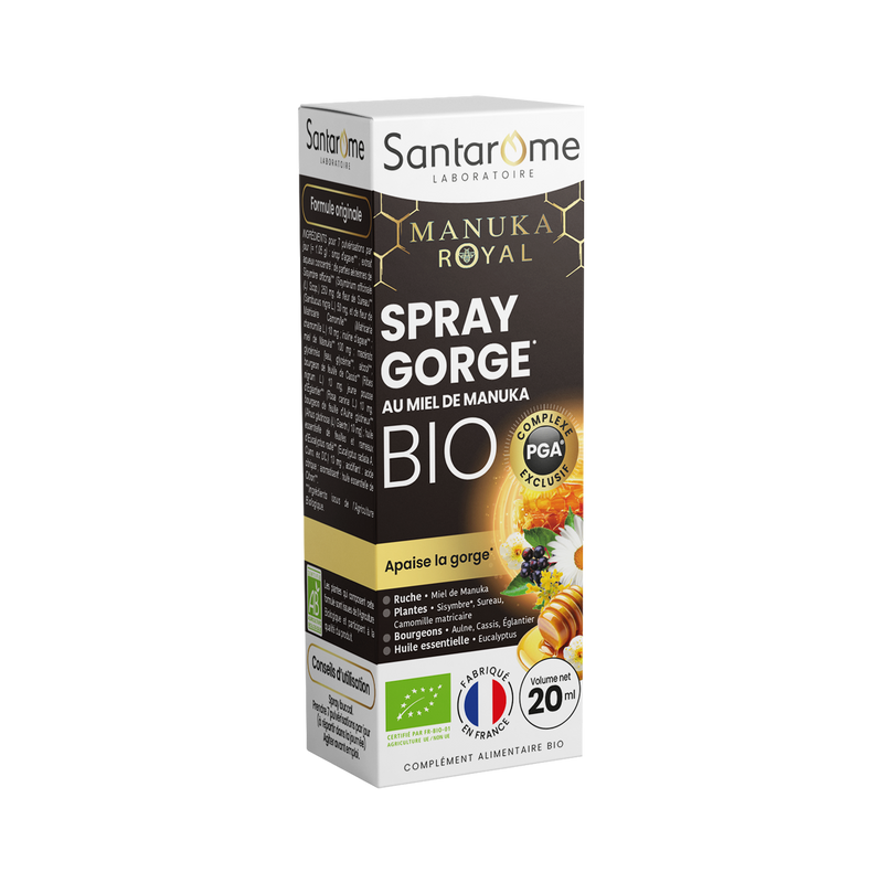 Spray Gorge au Miel de Manuka Bio