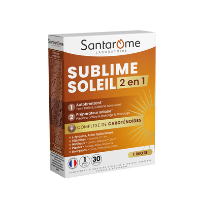 Sublime Soleil 2 en 1 - Autobronzant et Préparateur Solaire - 30 gélules
